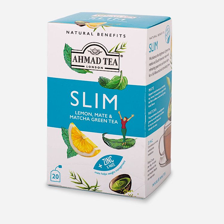 Slim Tea With Lemon, Mate & Matcha Green Tea - 20 Teabags
