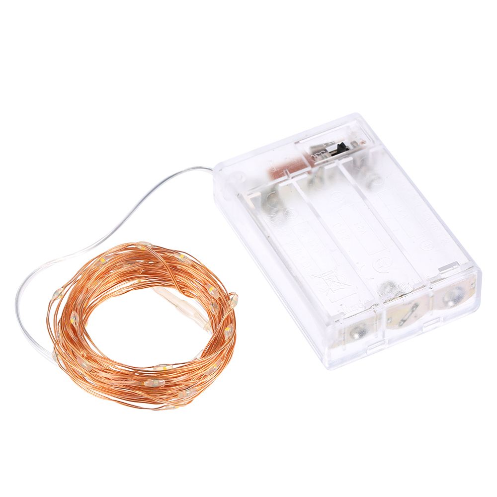 DC4.5V 1W 10 Meters 100 LEDs Fairy Copper String Light