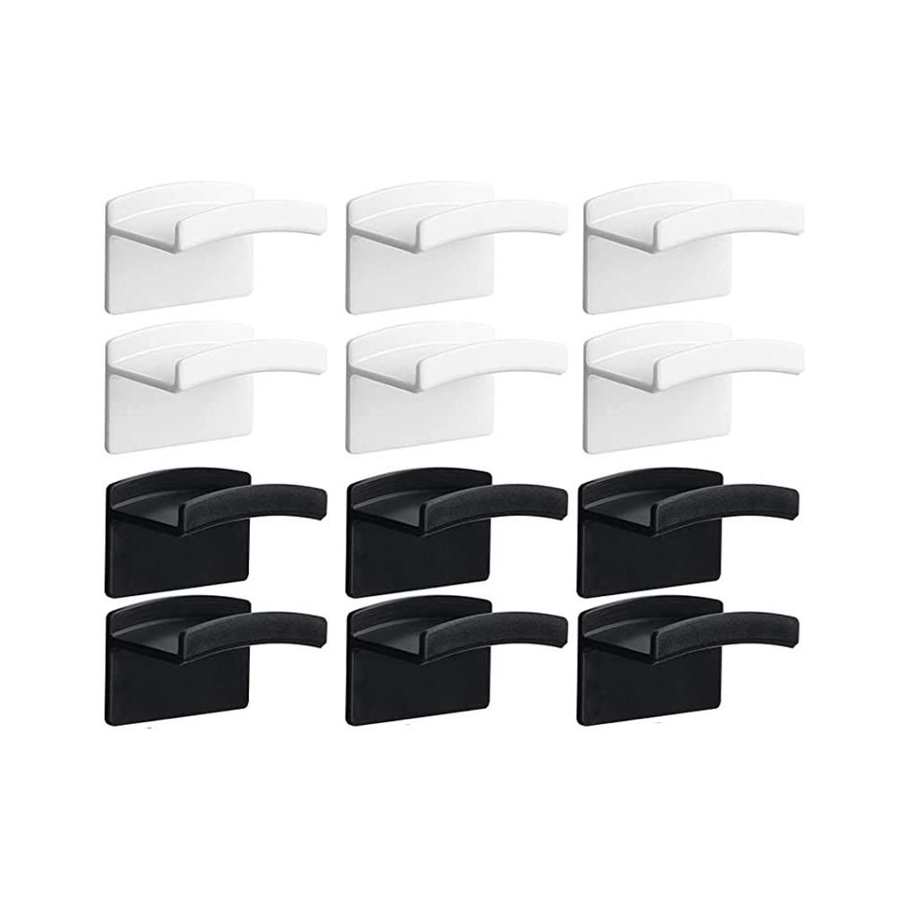 Adhesive Hat Hooks for Wall - Hat Racks for Baseball Caps - Hat Organizer for Baseball Caps No Drilling12-Pack