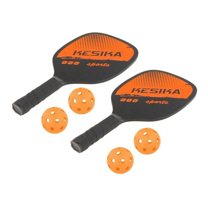 Professional Pickleball Paddles With Bag Lightweight Comfort Orange