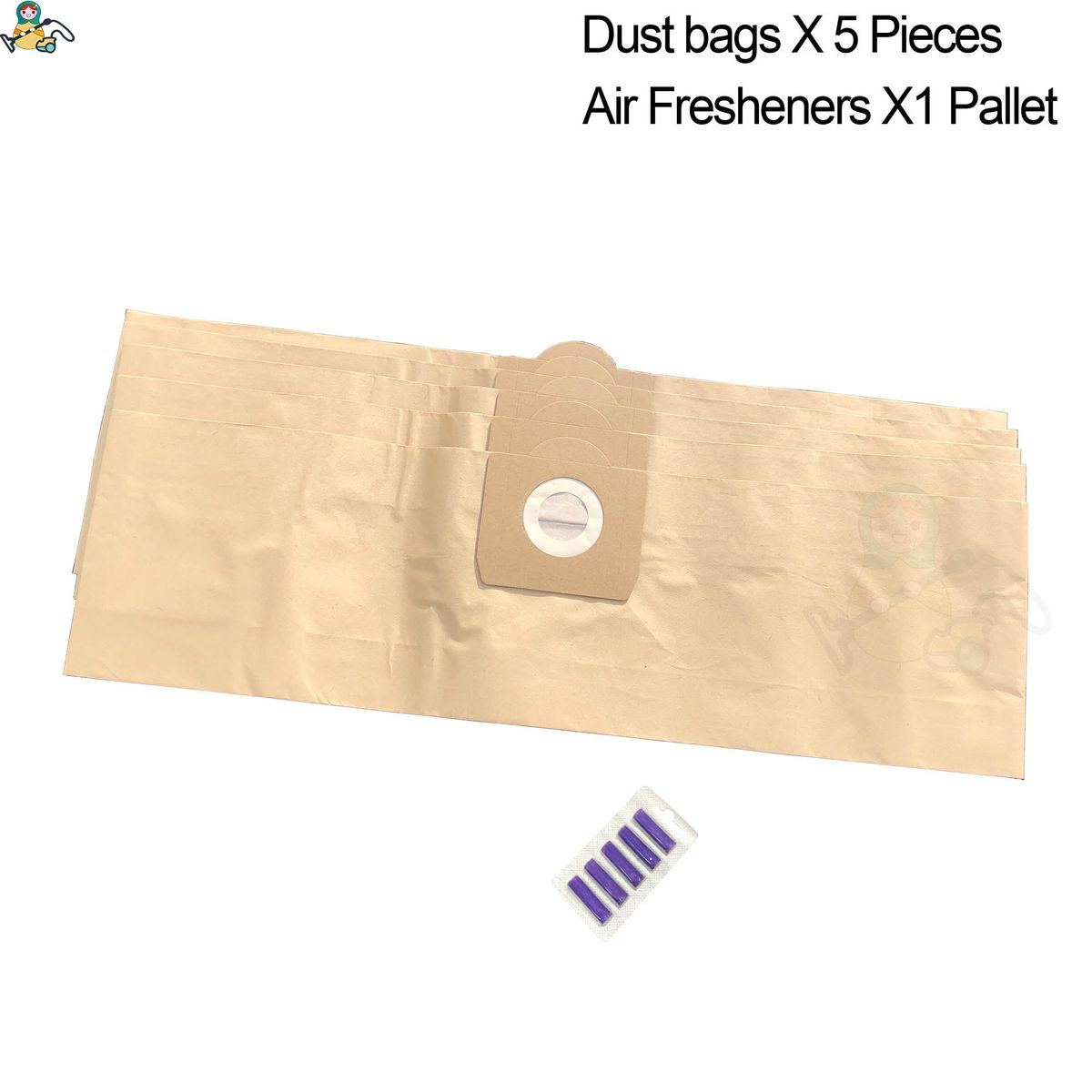6.959-130 For Karcher WD3 Bags 3 P WD3.500P SE4001 SE4002