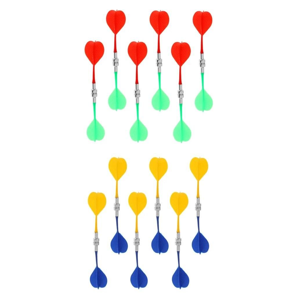 24pcs Replacement Darts Target Plastic Wing Magnetic Darts Needle