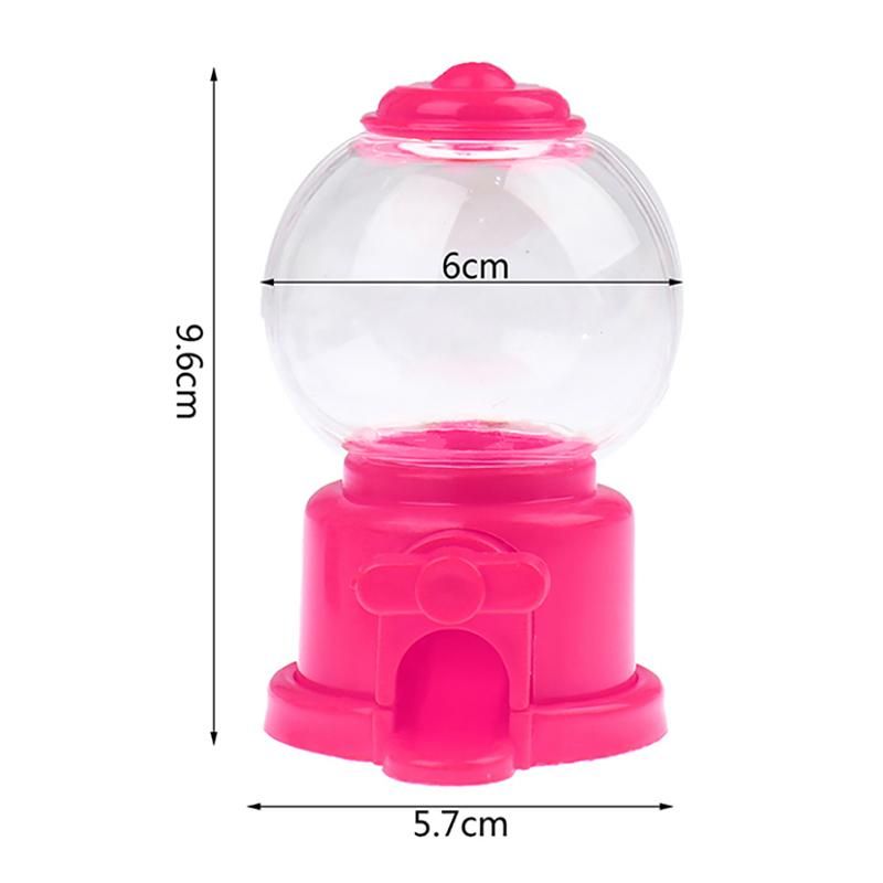 1pc Cute Sweet Mini Candy Machine Kids Bubble Gift Children Bank Toys Dispenser Gumball Coin Saving Box Piggy Bank Candy Toys