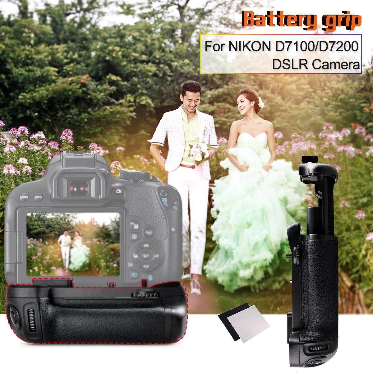 Professional Vertical Grip Pack Holder For Nikon D7100 D7200 Camera As MB-D15 EN-EL15