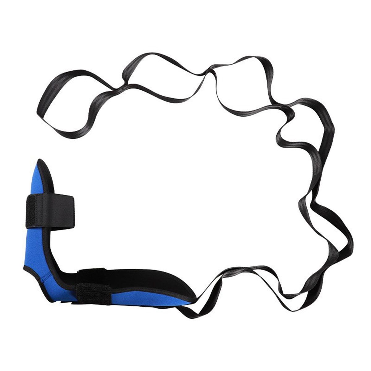 Leg Stretcher Strap Elastic Leg Training Strap for Gymnastics Blue