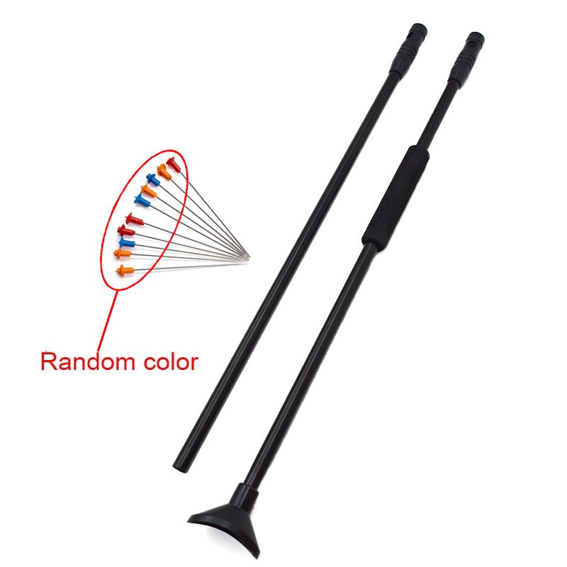 39'' Blow Gun With Junction Tube And 10pcs Metal Needles/Darts Outdoor Games Decompression Toy Exercise Lung Capacity