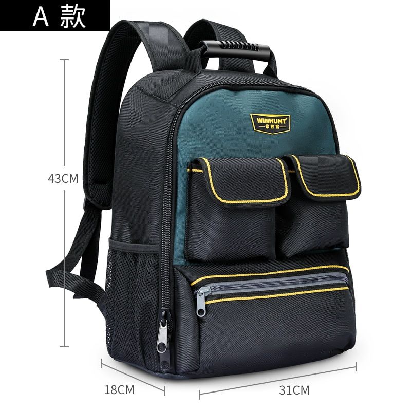 Electrician Tool Bag Backpack Waterproof Shoulder Large Portable Organizer  Travel Canvas Electricista Hand Tools Organizer