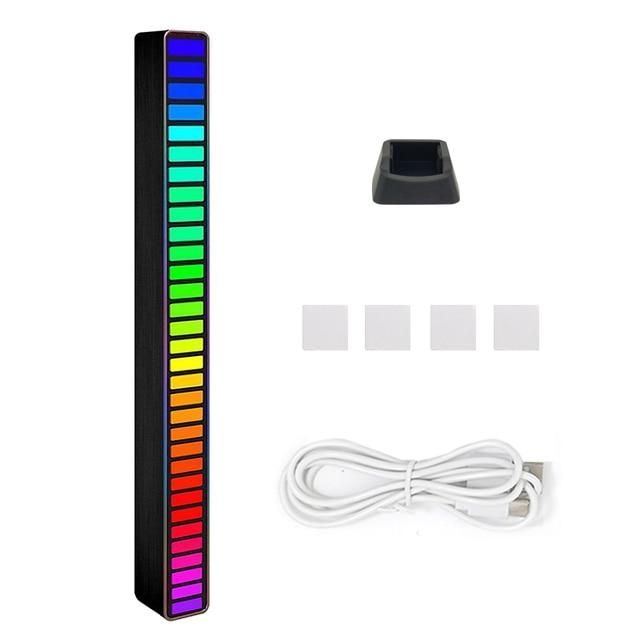Music Rhythm Sensor Lamp For Gaming Room Computer Monitor Decor RGB LED Light Strips Fancy Decorative Luminaires