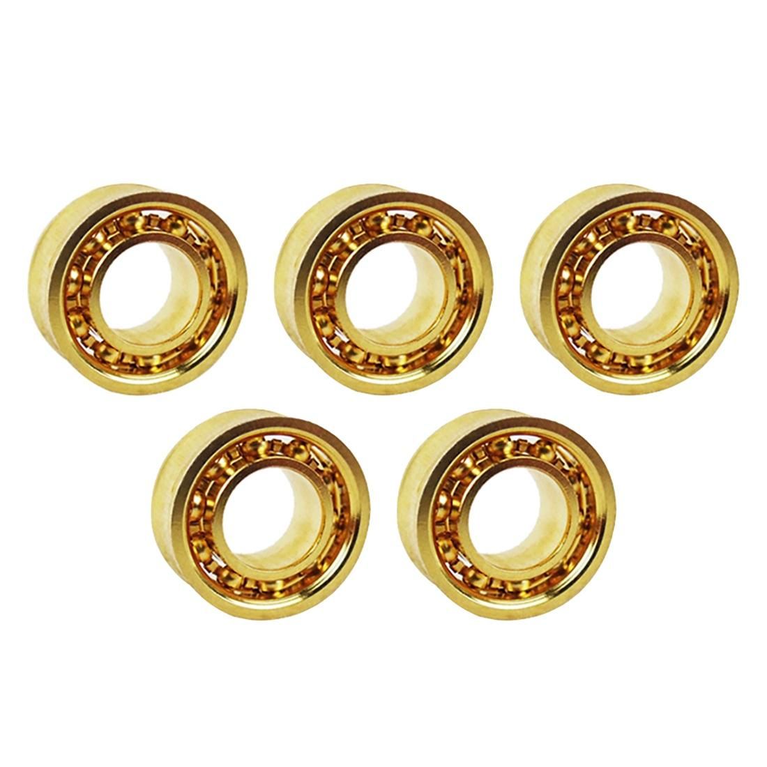 5Pcs Gold 10 Ball Yoyo Bearing Extra Long Sleep Idling YOYO