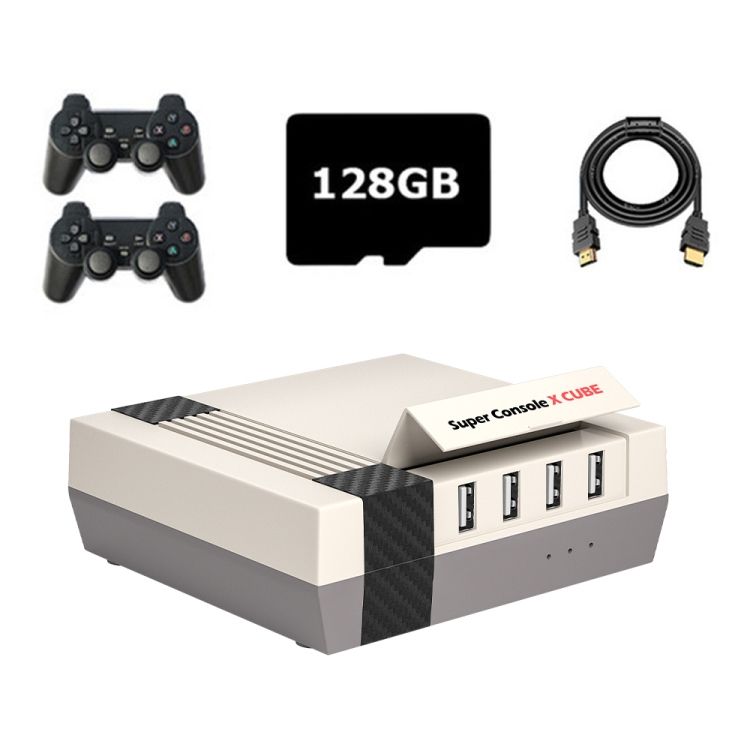 R Console X Cube Wireless Game Console 128G 41000+ Games