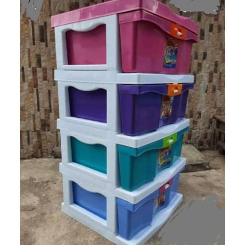4 Layers Plastic Baby Wardrobe