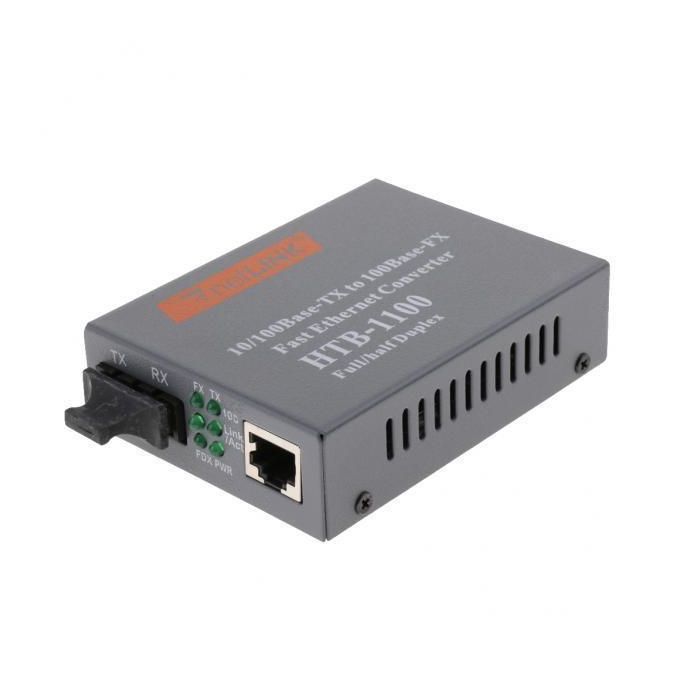 2x100Mbps External Ethernet Media Converter Multi-Mode Dual-Fiber