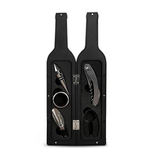 5pcs Stainless Steel Bottle Opener Wine Bottle Corkscrew Accessory Tool Set