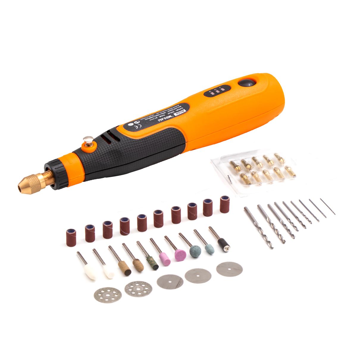 46pcs 3.6V Electric Grinder Set USB Rechargeable Grinding