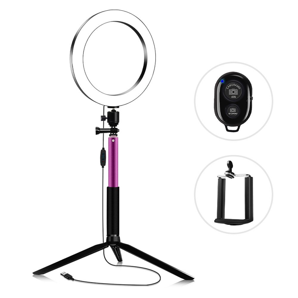 20cm/8 Inch Diameter 3200K-5600K Bi-color Beauty Ring Video