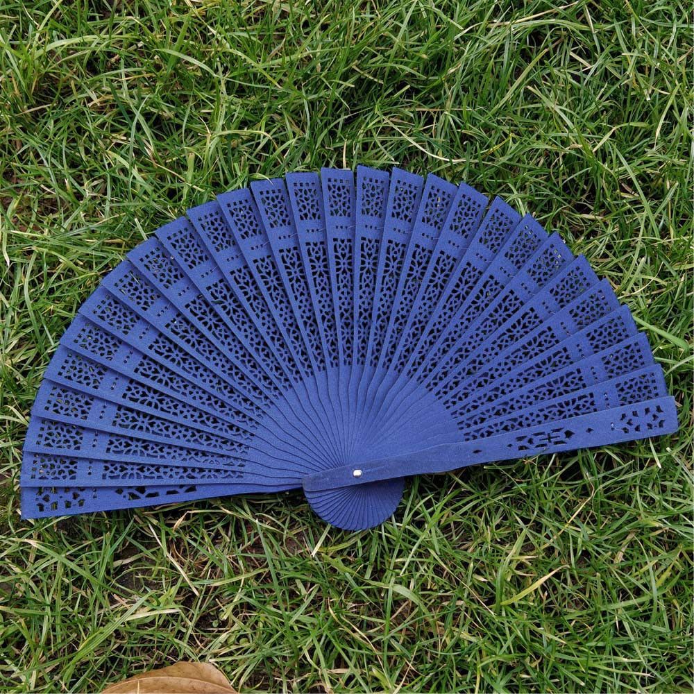 25# New Fan 2020 Bamboo Fan 1pcs Favor Folding Pocket Summer Wedding Style Wooden Bamboo Hand Chinese Fans Party Carved