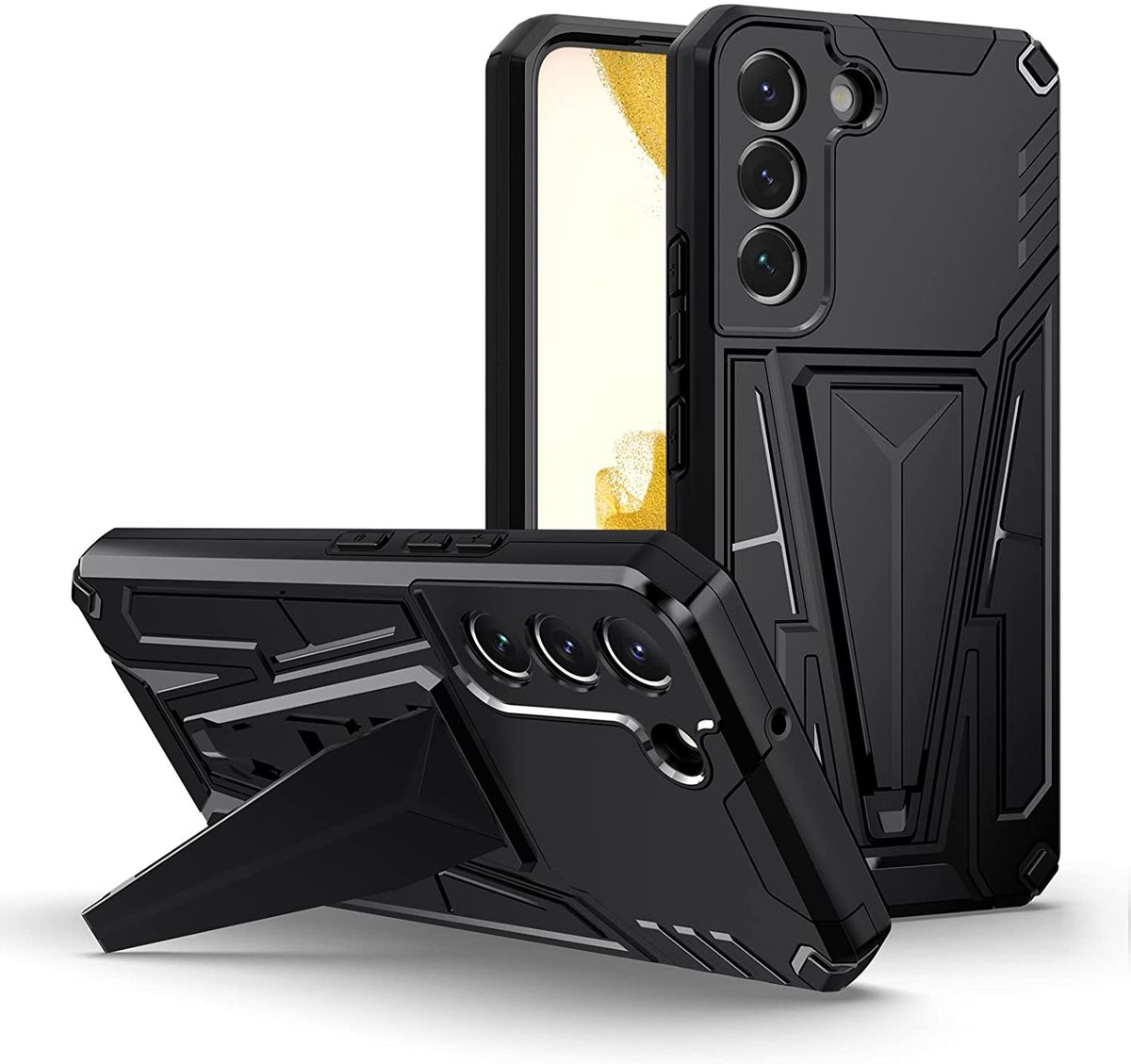 S22 Case With Stand Dual Layer Military Grade Dro Protection