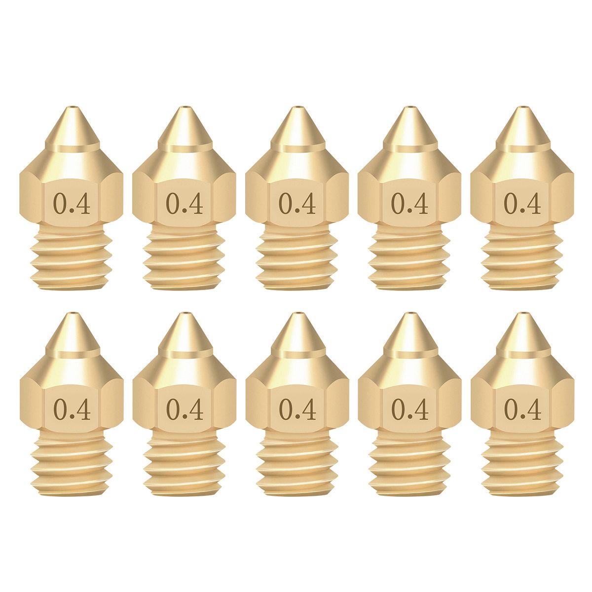 3D Printer Nozzle Brass Copper TTS New Pointed Nozzle