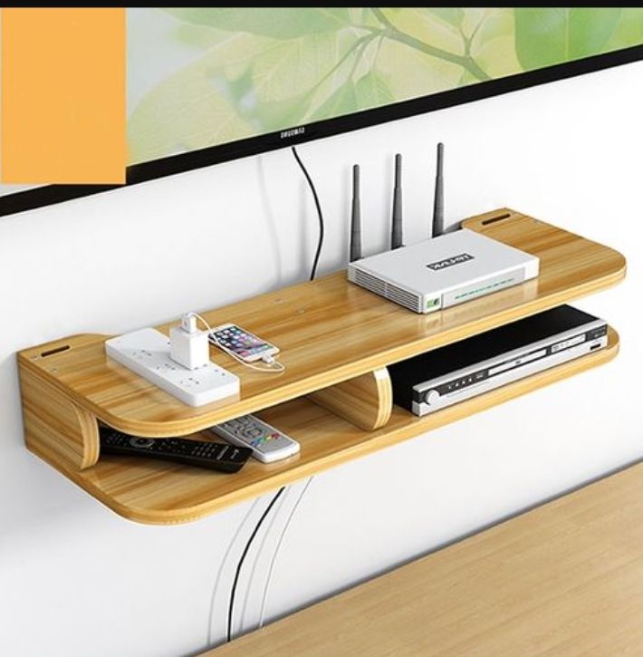 Portable DVD AUDIO  DECODER WALL SHELF WITH HANGING HARDWARE