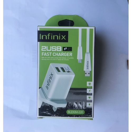 2 USB 6A Super Fast Charger  For Android Phones