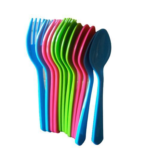 PLASTIC Spoon & Fork.