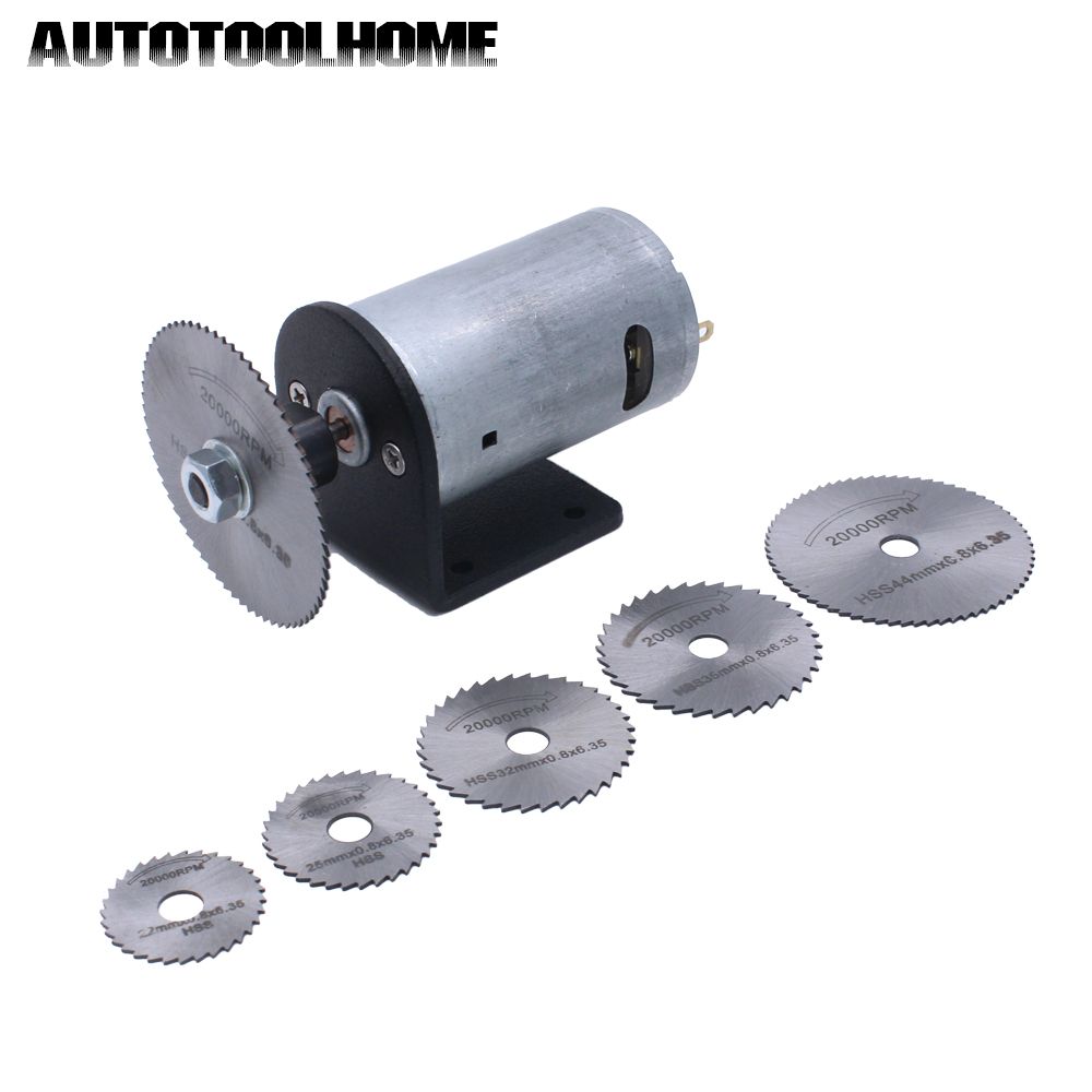 Mini Woodworking DIY Cutter Tools DC 24V Motor Electric Saw