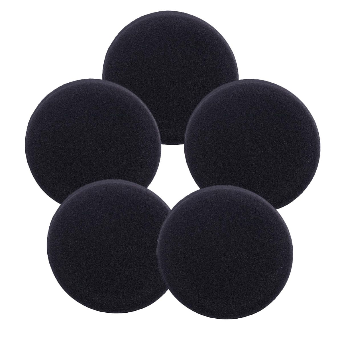 5Pcs Waxing Pads Buffing Sponge Pads For Car Accessories Round Foam