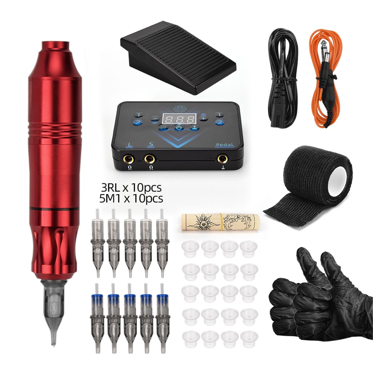 Tattoo Kit Rotary Tattoo Machine Pen