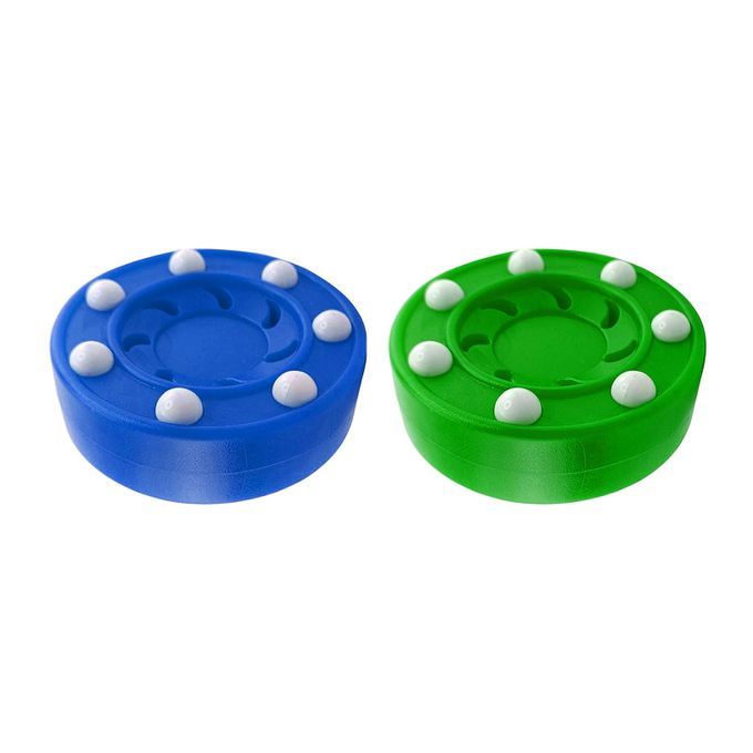 2x Roller Hockey Puck Pucks Training High Performance Slider Rollers