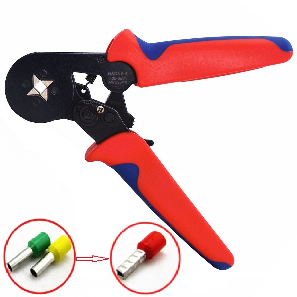 Self-adjustable Electrical Wire Crimpers 0.25~6mm2 AWG 23~10