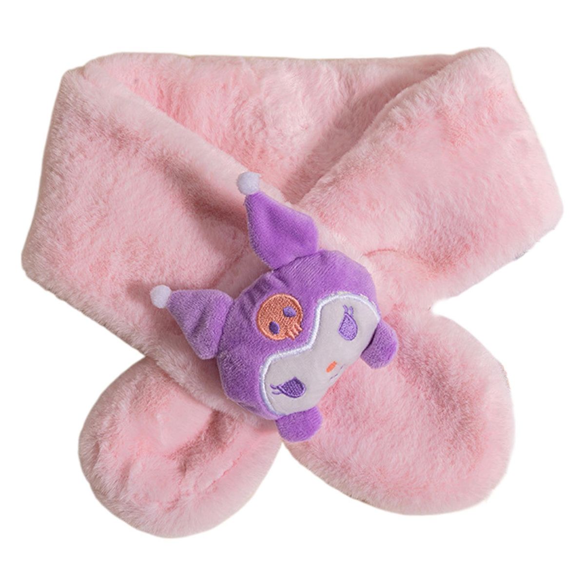 Neck Winter Scarf Washable Baby Kids Scarf Pink