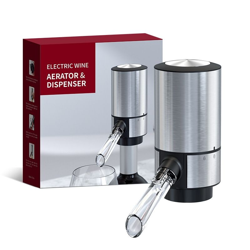 Electric Wine Decanter,Style: Stainless Steel
