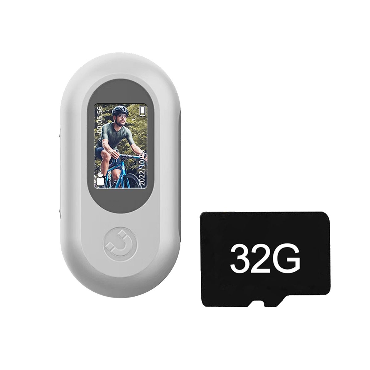1080P Full HD Mini Action Camera Motion Camera Digital DVR Video Recorder Sport Camcorder Camera with 32G Card-White
