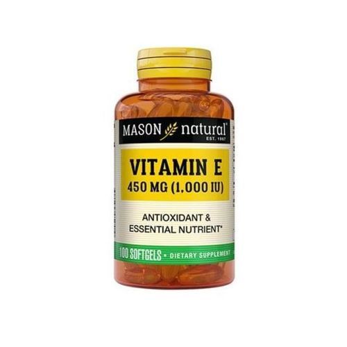 Vitamin E 1000iu (450 Mg) Antioxidant X100 Soft Gels