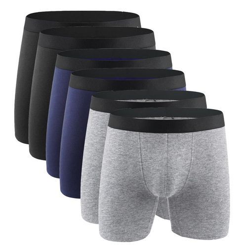Cotton Men's  Underwear  Shorts Long Leg Comfort Men S Male Hombre  Marca European Size Plus S-XXL