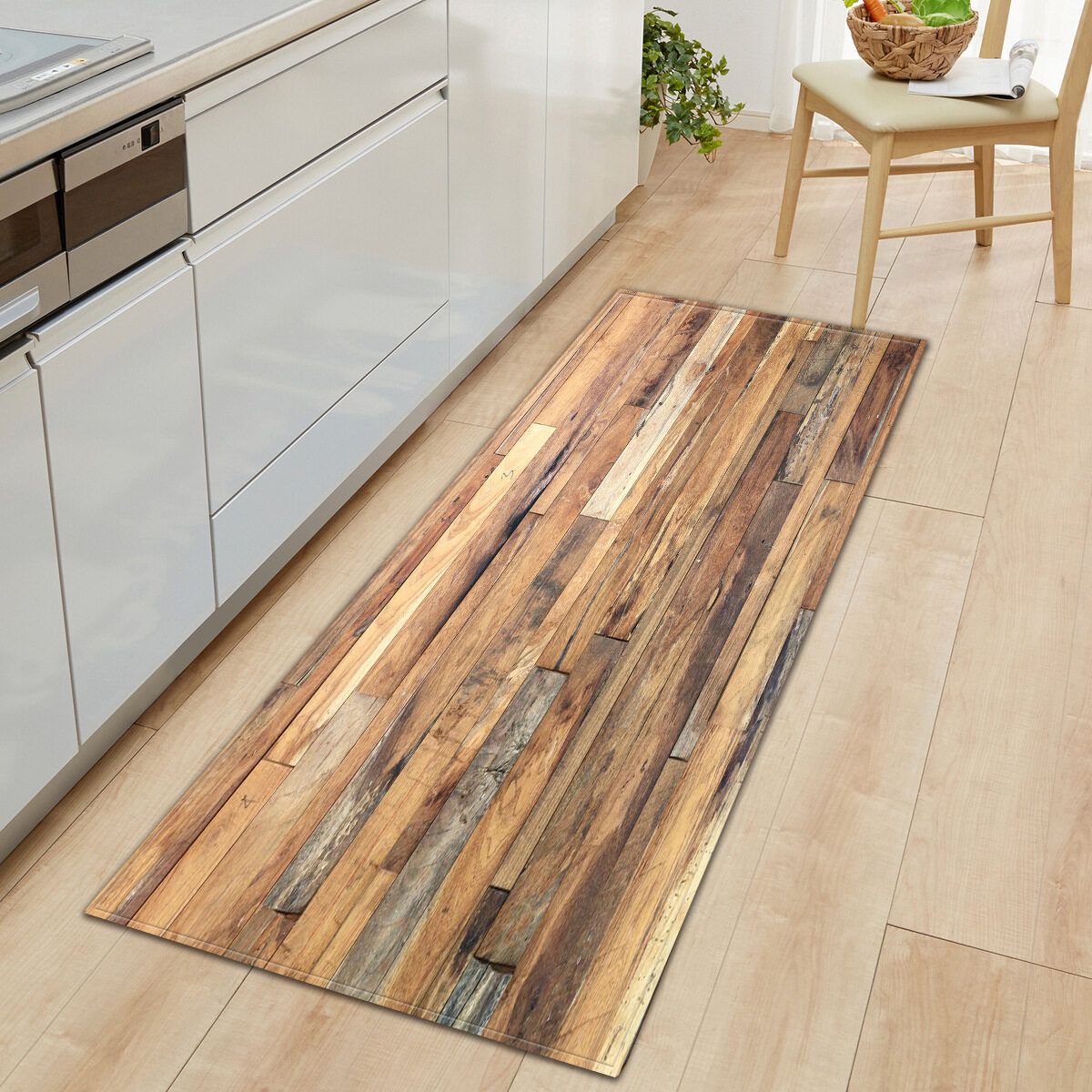 1Pc Kitchen Doormats Non-slip Absorent Water Floor Mats Bathroom Area Rug Carpet Type B-60x180cm