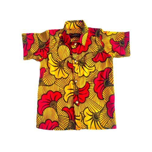 Boys Native Ankara Top