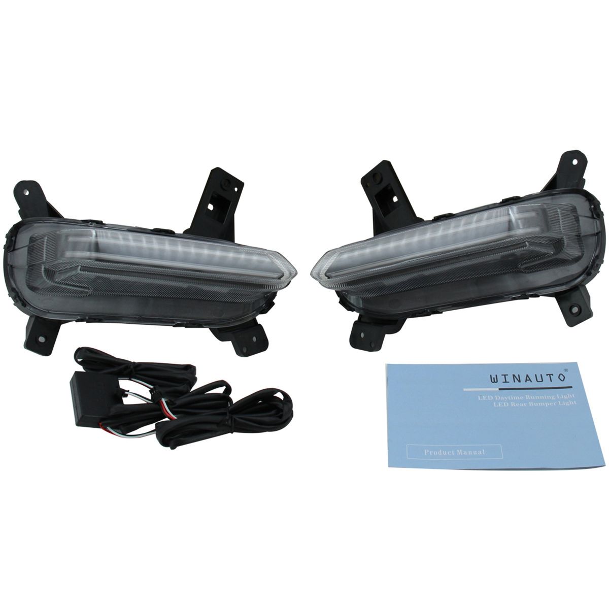 2Pcs Daytime Running Light Anti-corrosion High-Clear