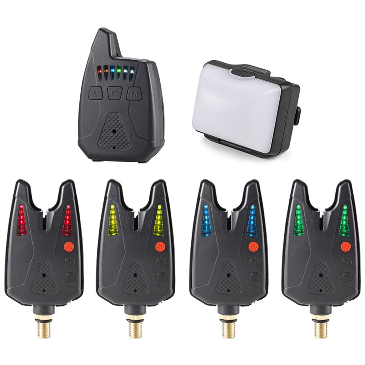Electronic Fishing Alerts Bite Alarm LED Wireless Fishing