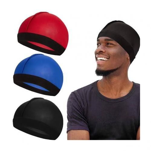 3 In 1 Premium Silk Wave Caps(Black,Blue,Wine)