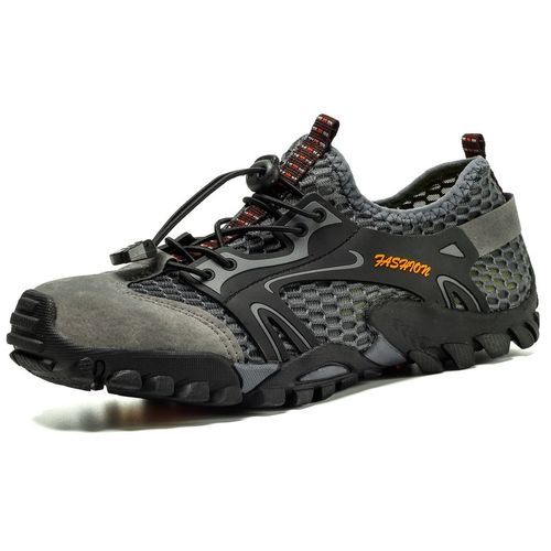 Big Size Mens Water Shoes Outdoor Climbing Shoes-Grey
