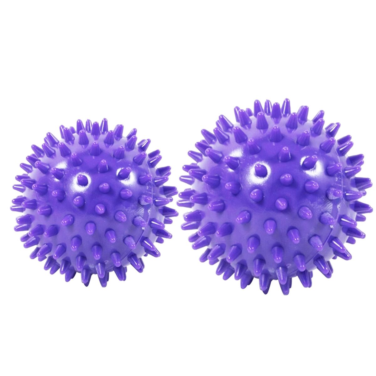 2 Hedgehog Balls Fitness Spiked Ball For Hand Foot Back