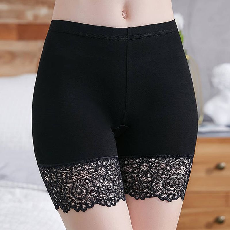 Soft Modal Cotton Safety Women's Shorts Pants Summer Under Skirt Shorts Breathable Short Tights Underwear Lace Panties For Women DOU