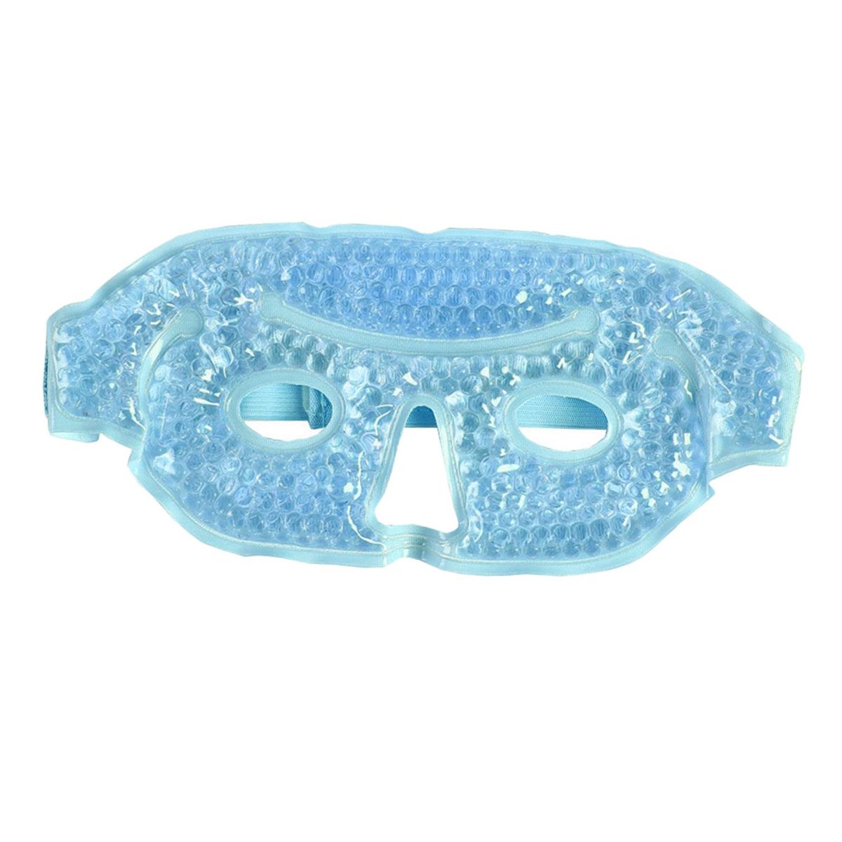 Ice Face / Eye Mask Reusable With Plush Backing For Allergies, Blue