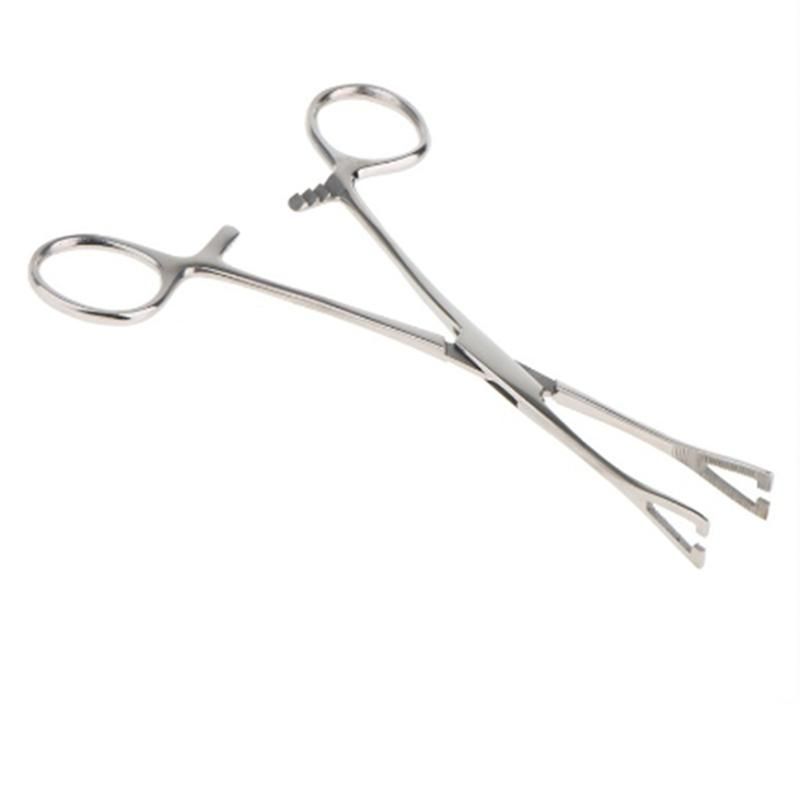 Triangle Opening Plier Clamp Piercing Forcep Tool Stainless