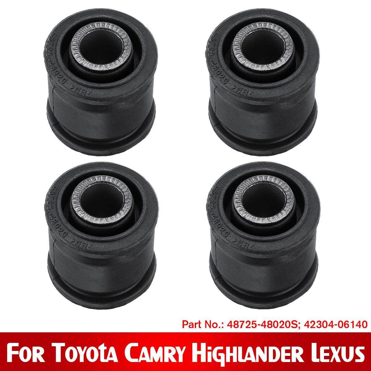 Car Accessories 4 Rear Assembly Arm Knuckle Bushing For Toyota Camry Highlander Lexus ES300/350
