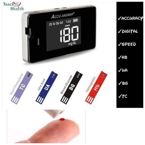 Cholesterol,hemoglobin,Glucose,Uric Acid Machine (No Strips)