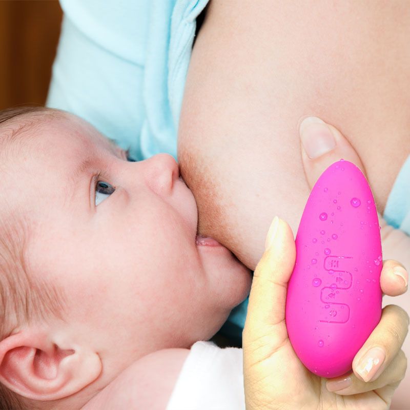 Electric Warming Lactation Massager For Nursing Mothers