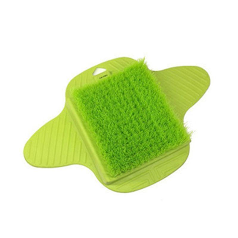 Plastic Bath Shower Foot Brush Scrubber Bath Shoe Feet Massage Slippers Brush RXJC