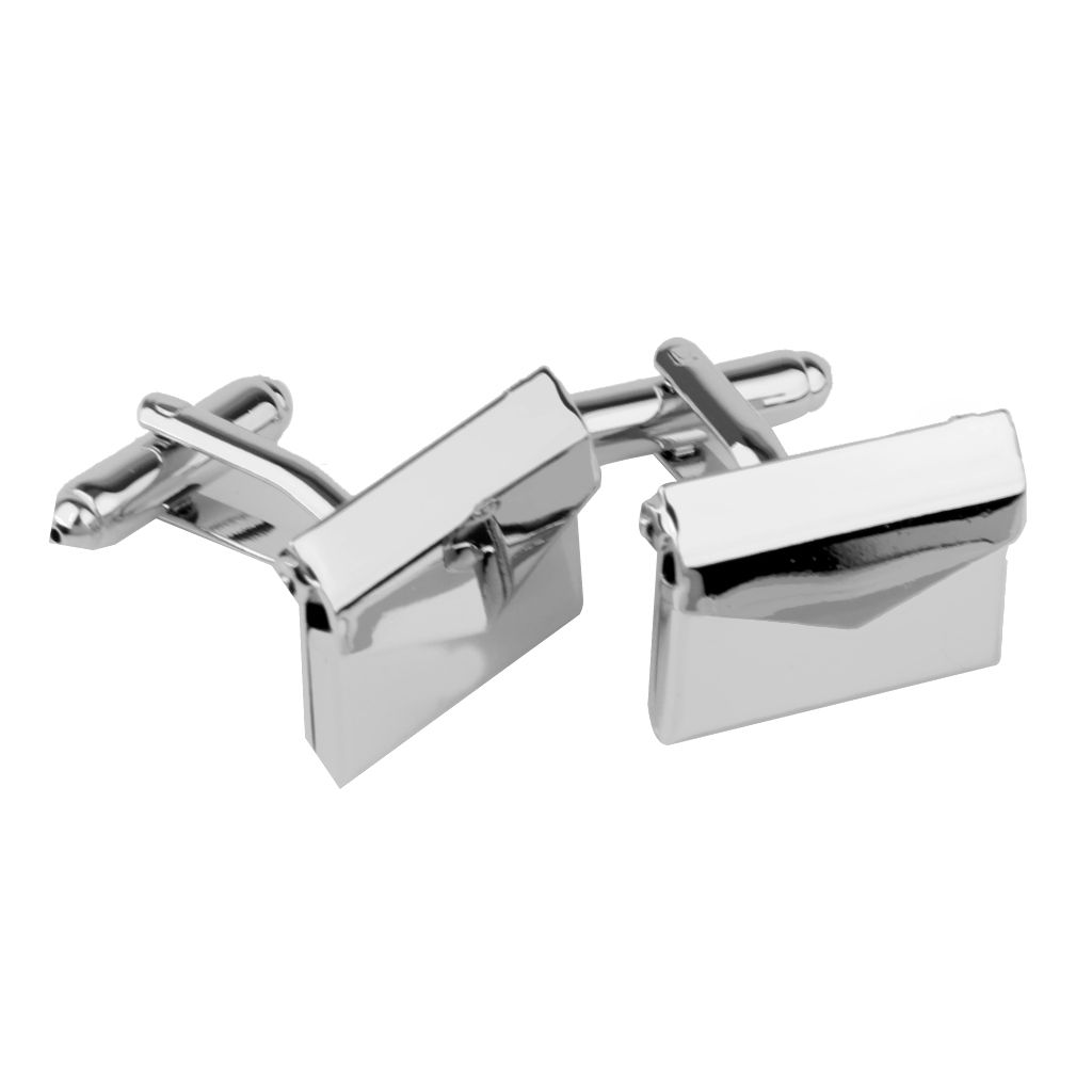 Mens Shirt Cufflinks Business Suit Envelope Shape  Wedding